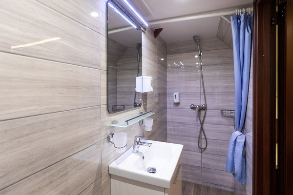 Riviera Travel, MS Equator Category B Cabin Shower.jpg